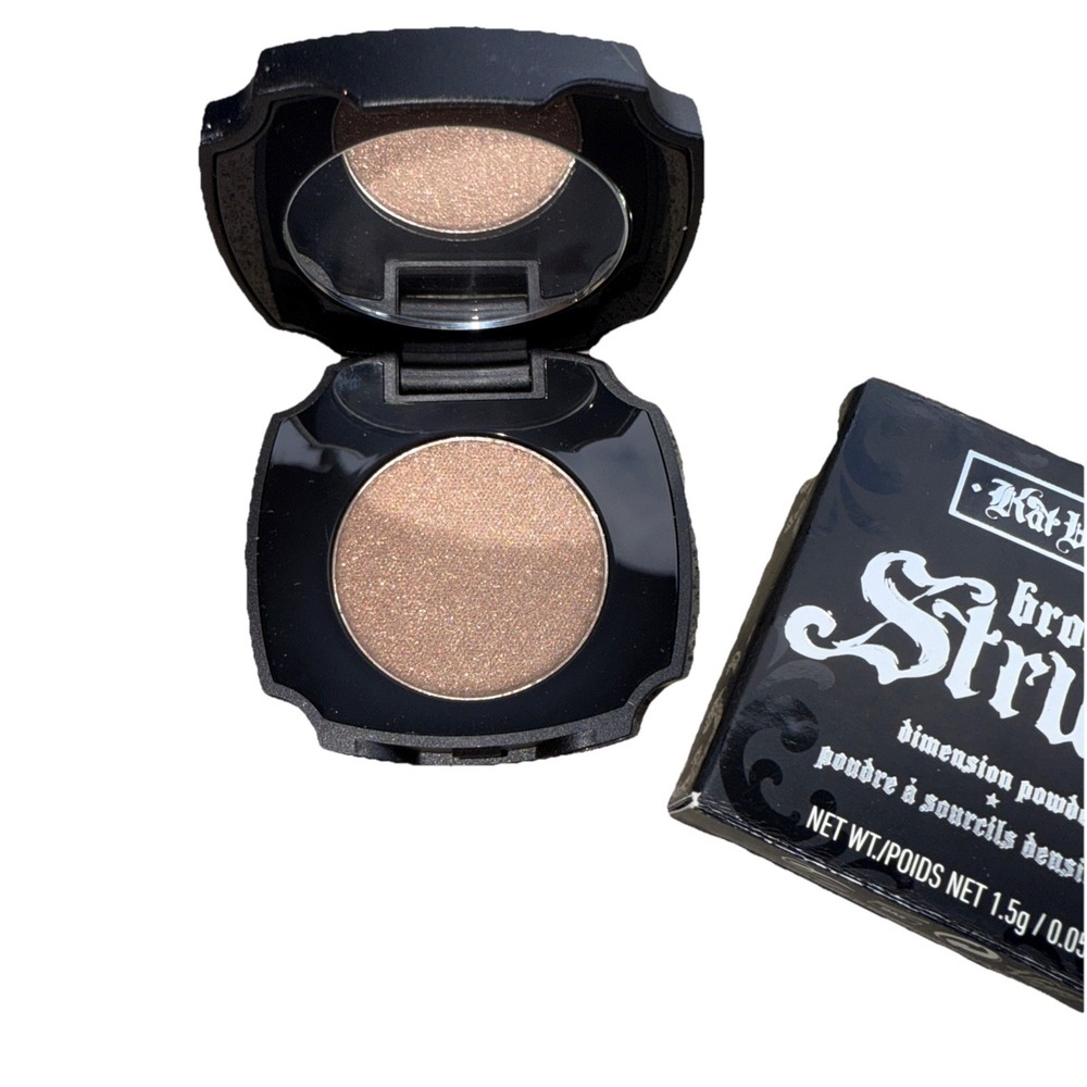 Kat Von D Vegan Beauty Brow Struck Dimension Powder ~ LIGHT BROWN ~ 1.5g/0.05 oz - Picture 2 of 5